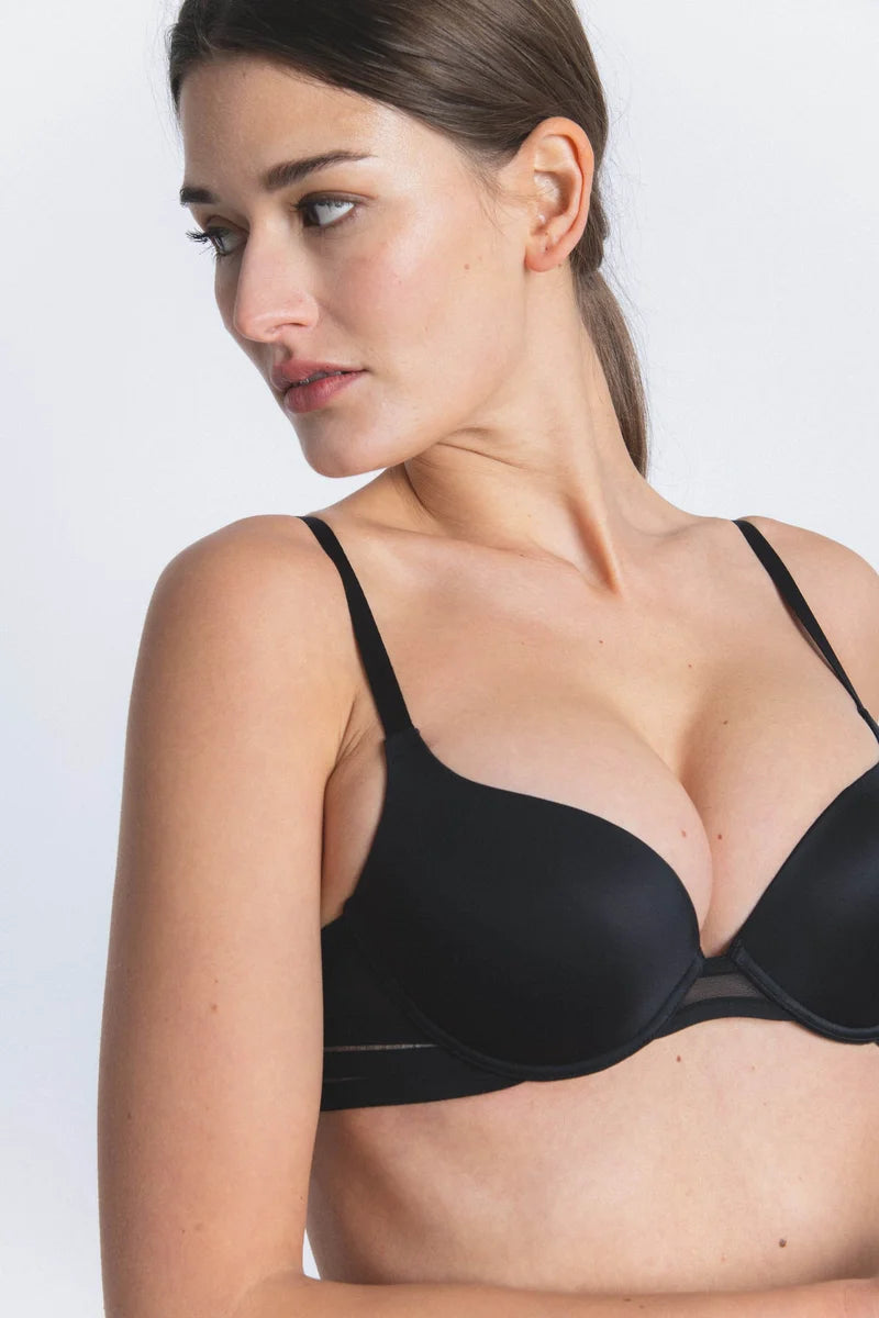 Lejaby - Nufit Push-Up Plunge Bra Black