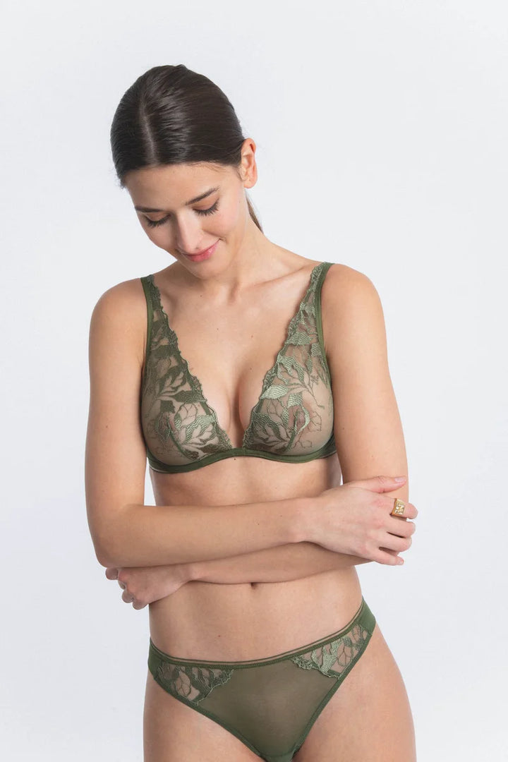 Lejaby - Sin Underwire Triangle Bra Leaf