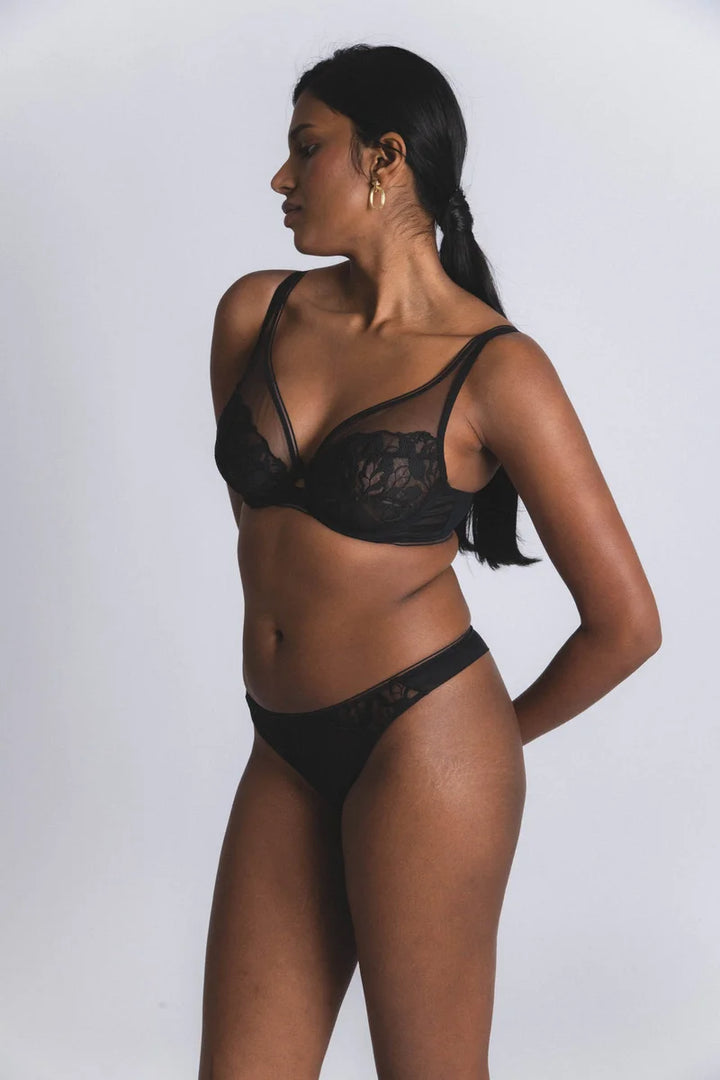 Lejaby - Sin 3 Part Underwire Bra Black