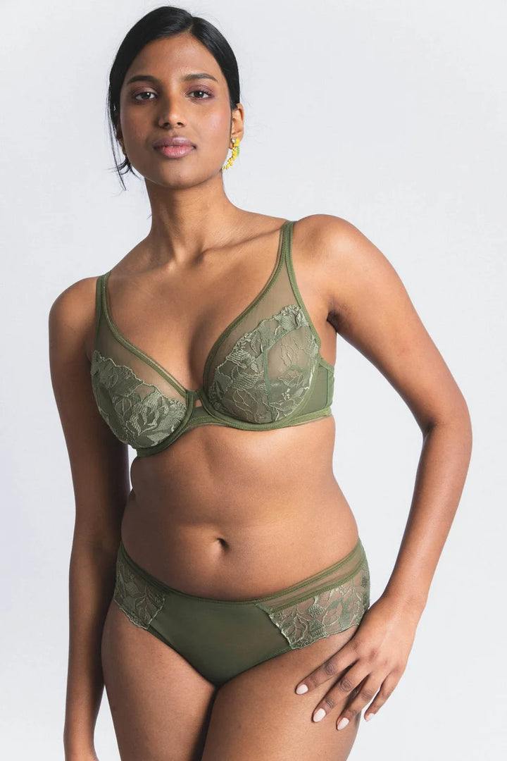 Lejaby - Sin 3 Part Underwire Bra Leaf