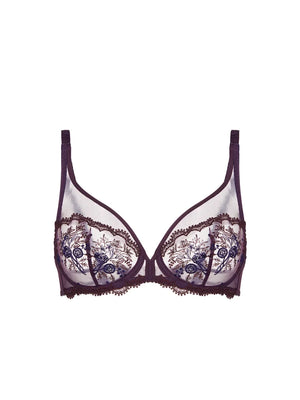Simone Perele - Intrigue Sheer Plunge Bra Fig