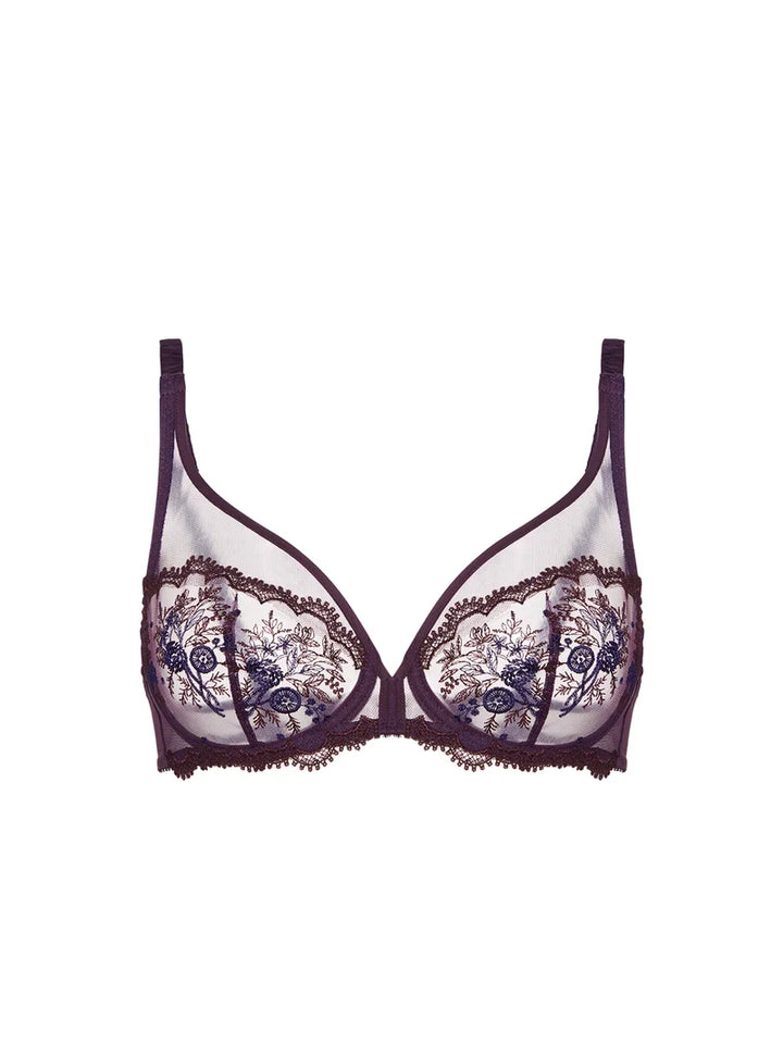 Simone Perele - Intrigue Sheer Plunge Bra Fig