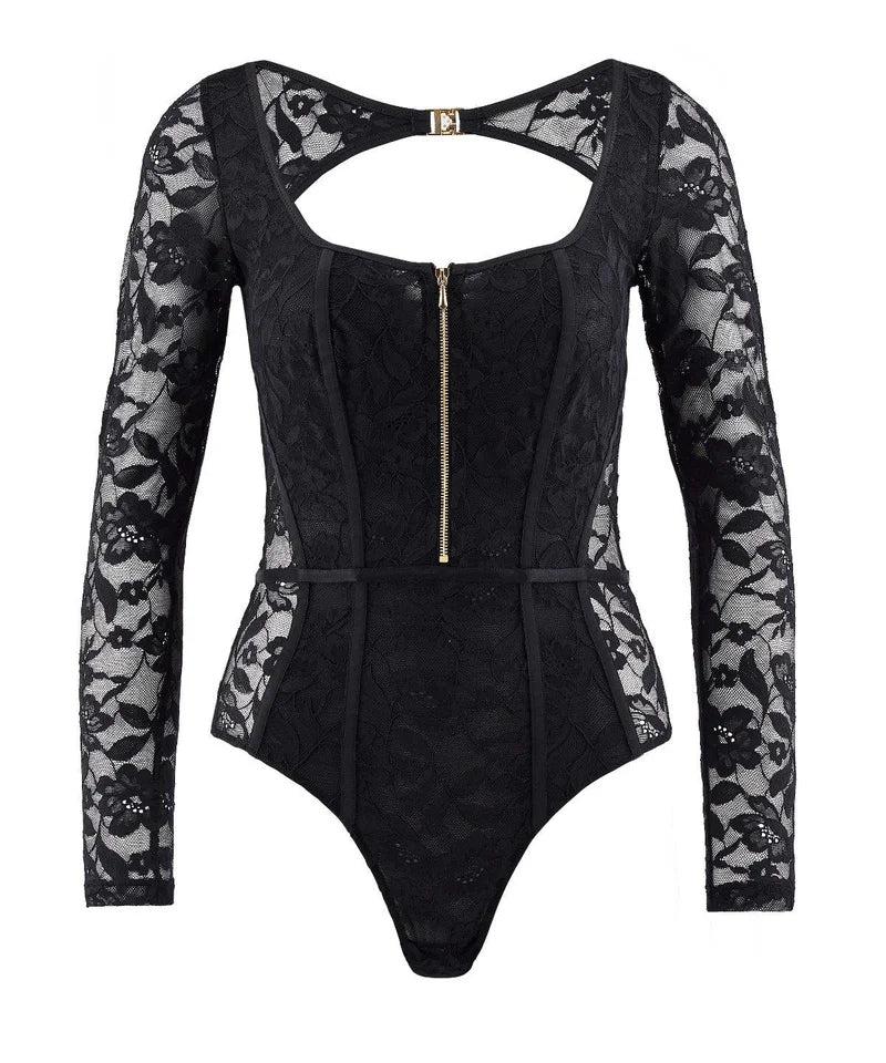 Aubade - Les Bodys By Aubade Zip-Up Body Noir