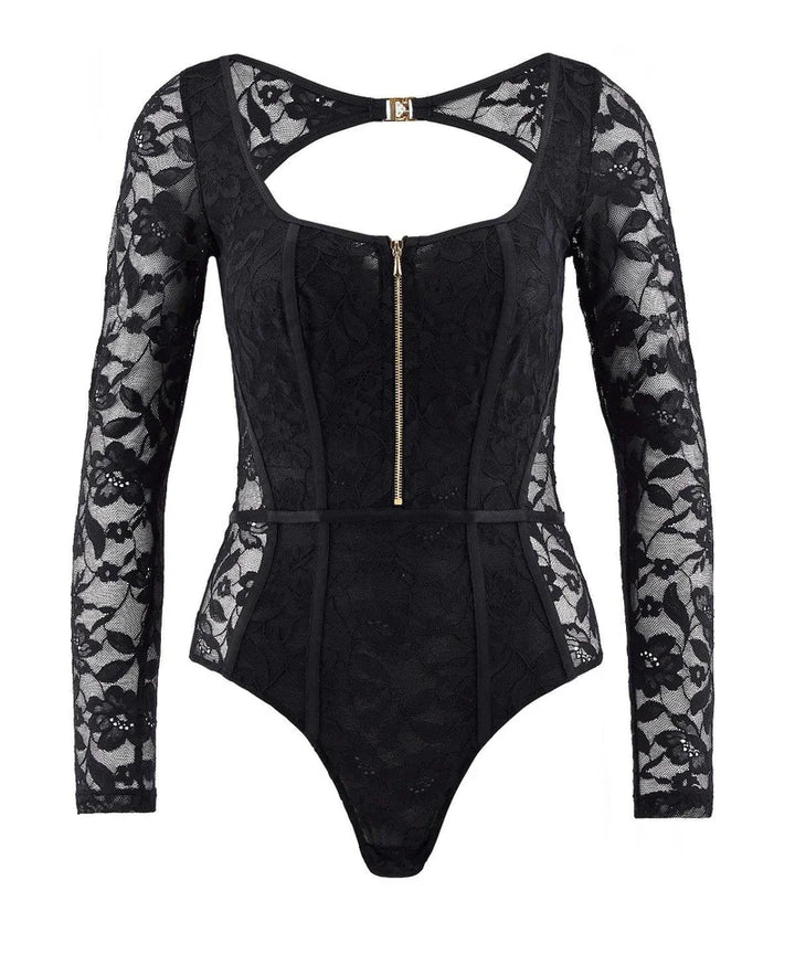 Aubade - Les Bodys By Aubade Zip-Up Body Noir