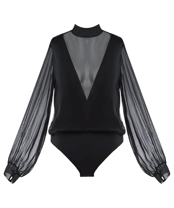 Aubade - Les Bodys By Aubade Long Sleeve Body Black