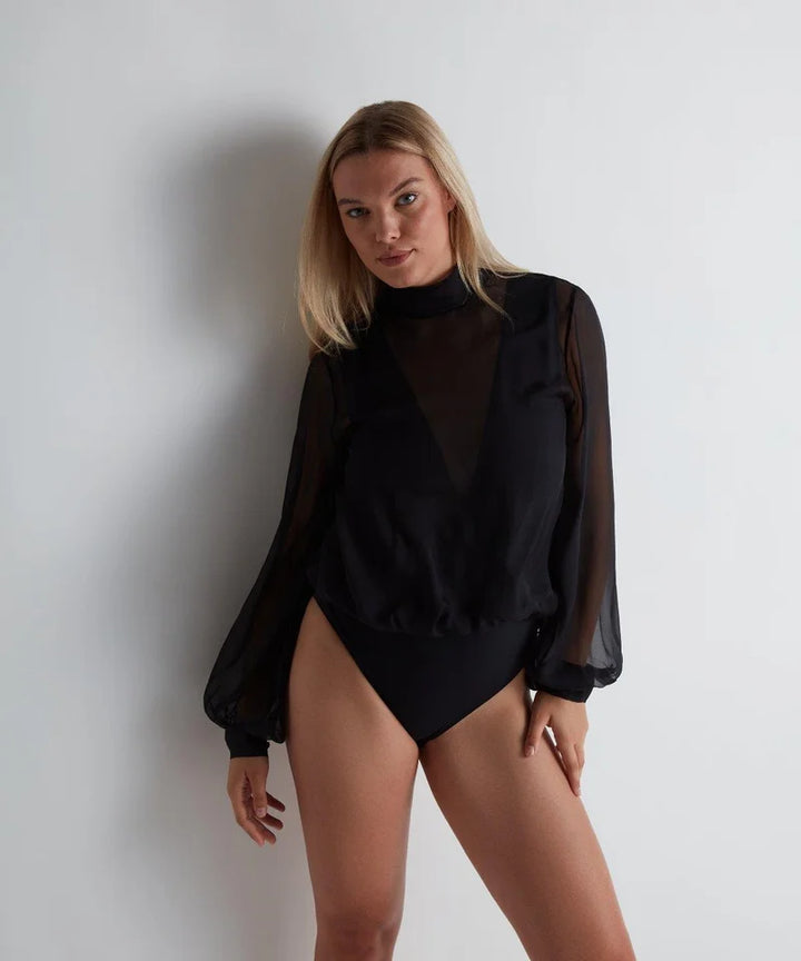 Aubade - Les Bodys By Aubade Long Sleeve Body Black