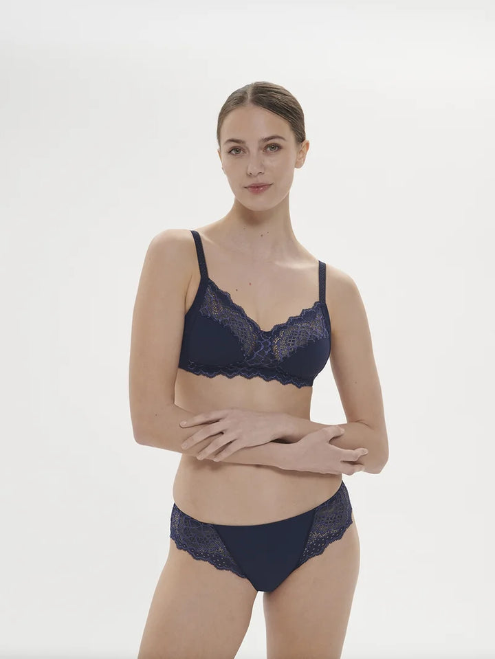 Simone Perele - Caresse Soft Cup Bra Ink Blue