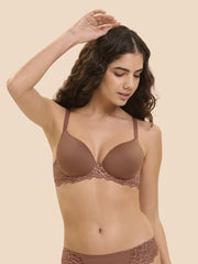 Simone Perele - Caresse 3D Plunge Bra Coco Brown