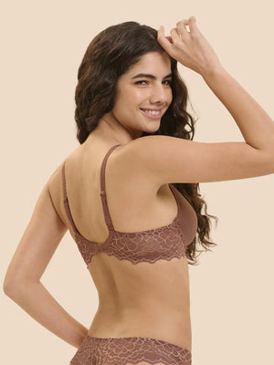Simone Perele - Caresse 3D Plunge Bra Coco Brown