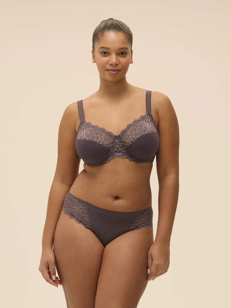 Simone Perele - Caresse Full Cup Bra Graphite Grey