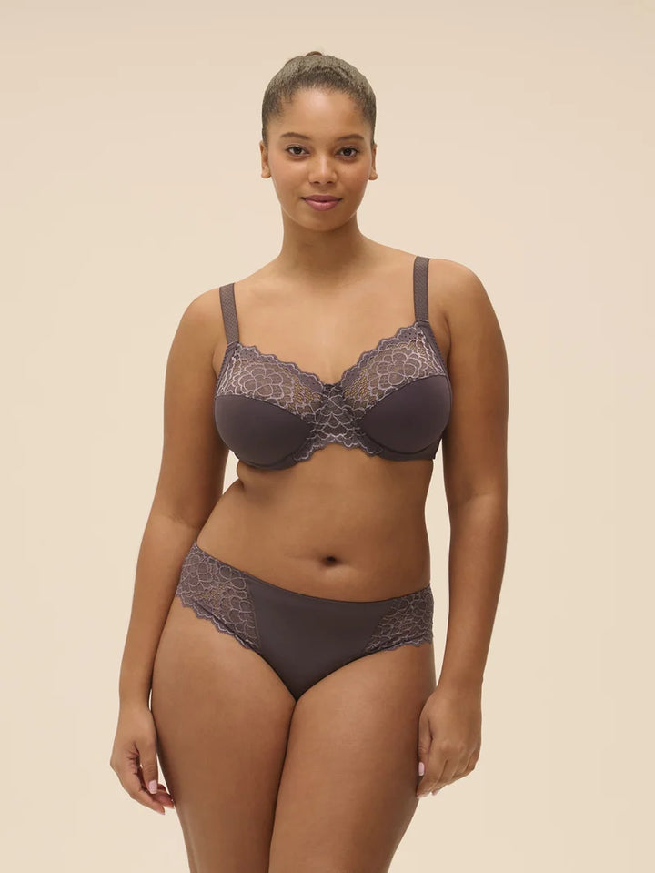 Simone Perele - Caresse Full Cup Bra Graphite Grey