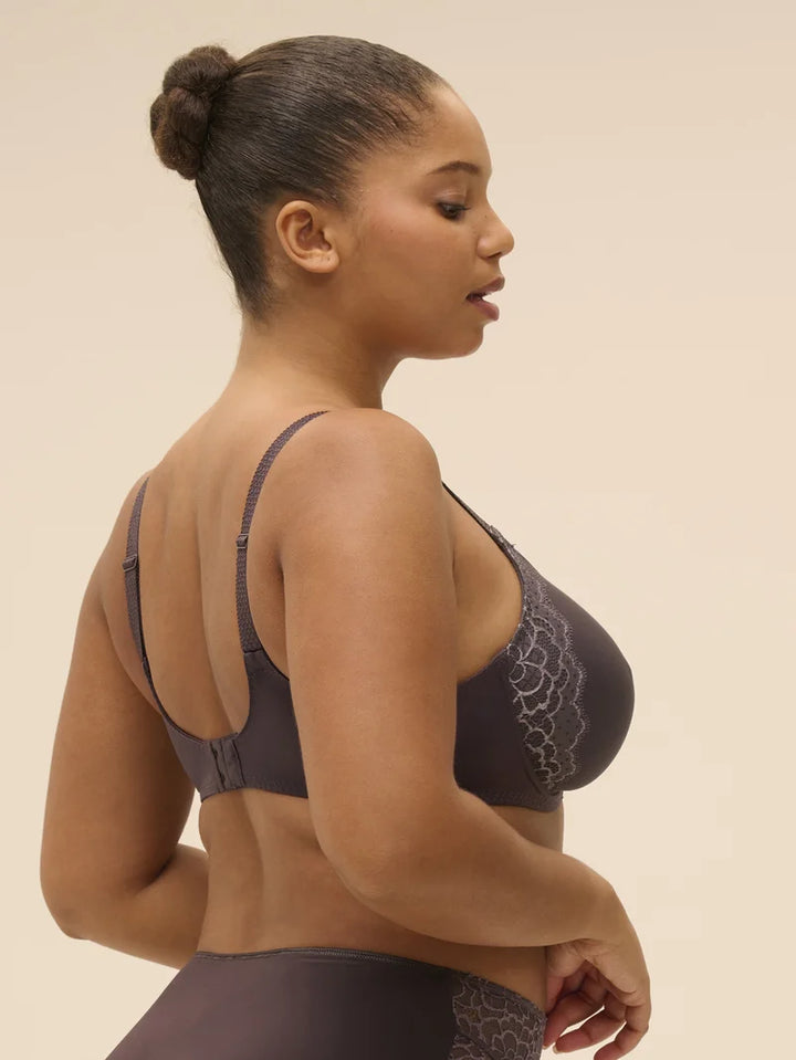 Simone Perele - Caresse Minimizer Bra Graphite Grey