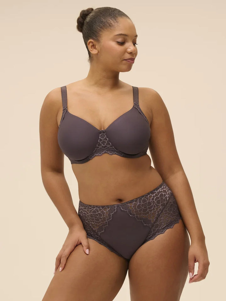 Simone Perele - Caresse Minimizer Bra Graphite Grey