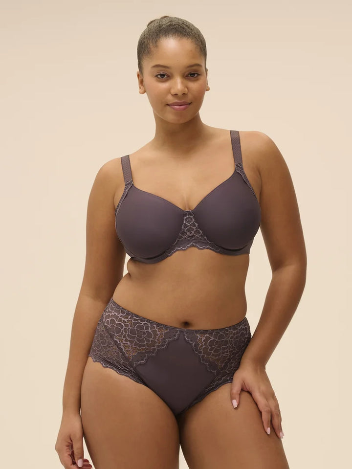 Simone Perele - Caresse Minimizer Bra Graphite Grey