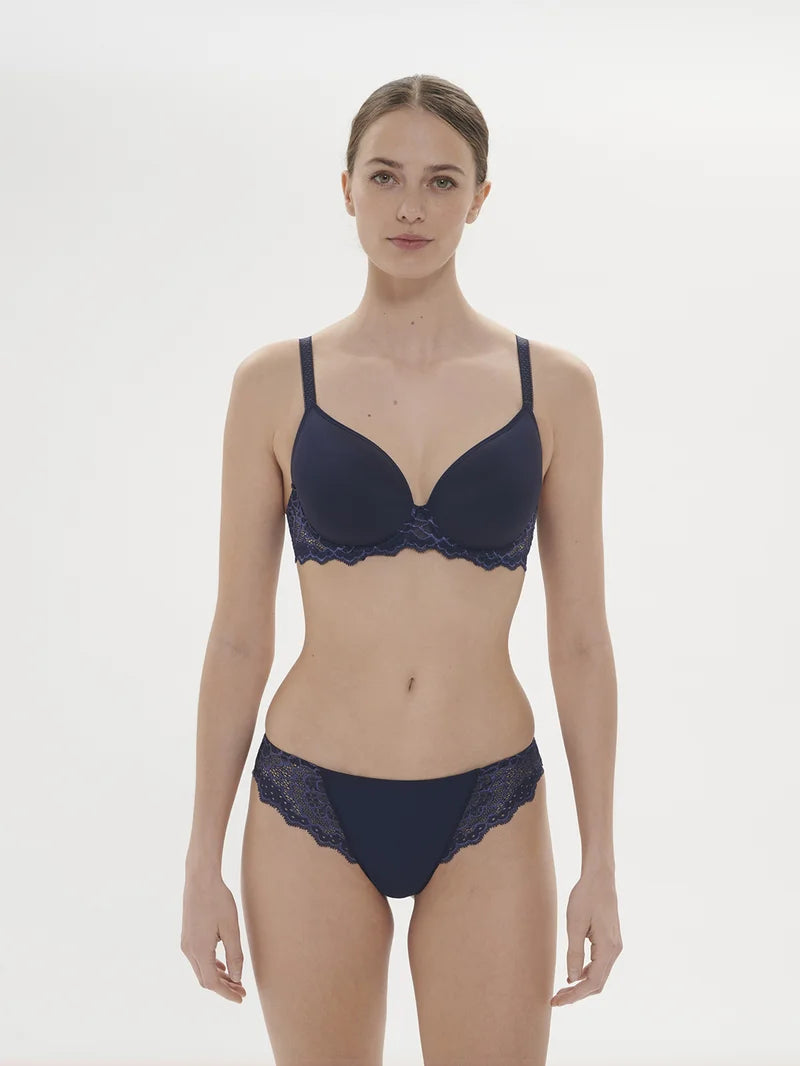 Simone Perele - Caresse Tanga Panty Ink Blue