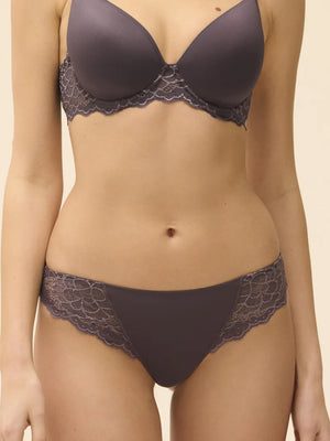 Simone Perele - Caresse Tanga Panty Graphite Grey