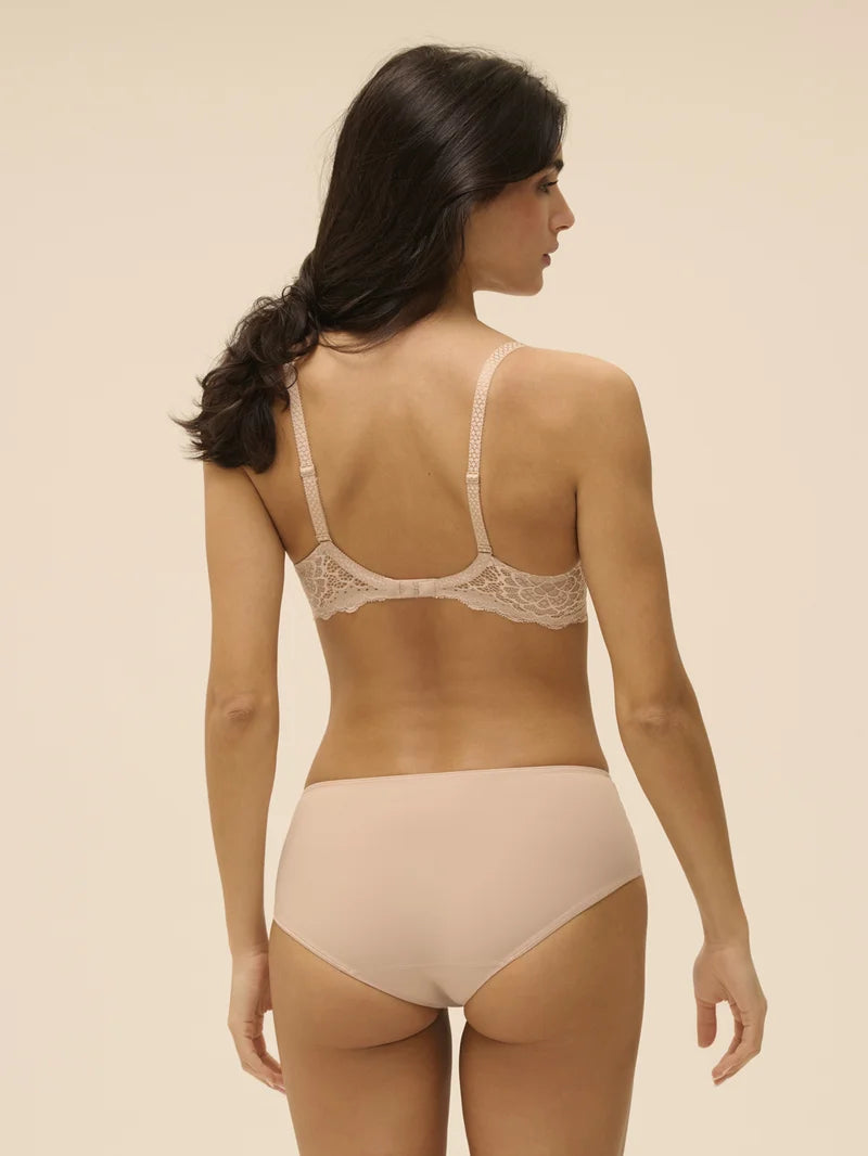 Simone Perele - Caresse High Waist Brief Panty Peau Rosée