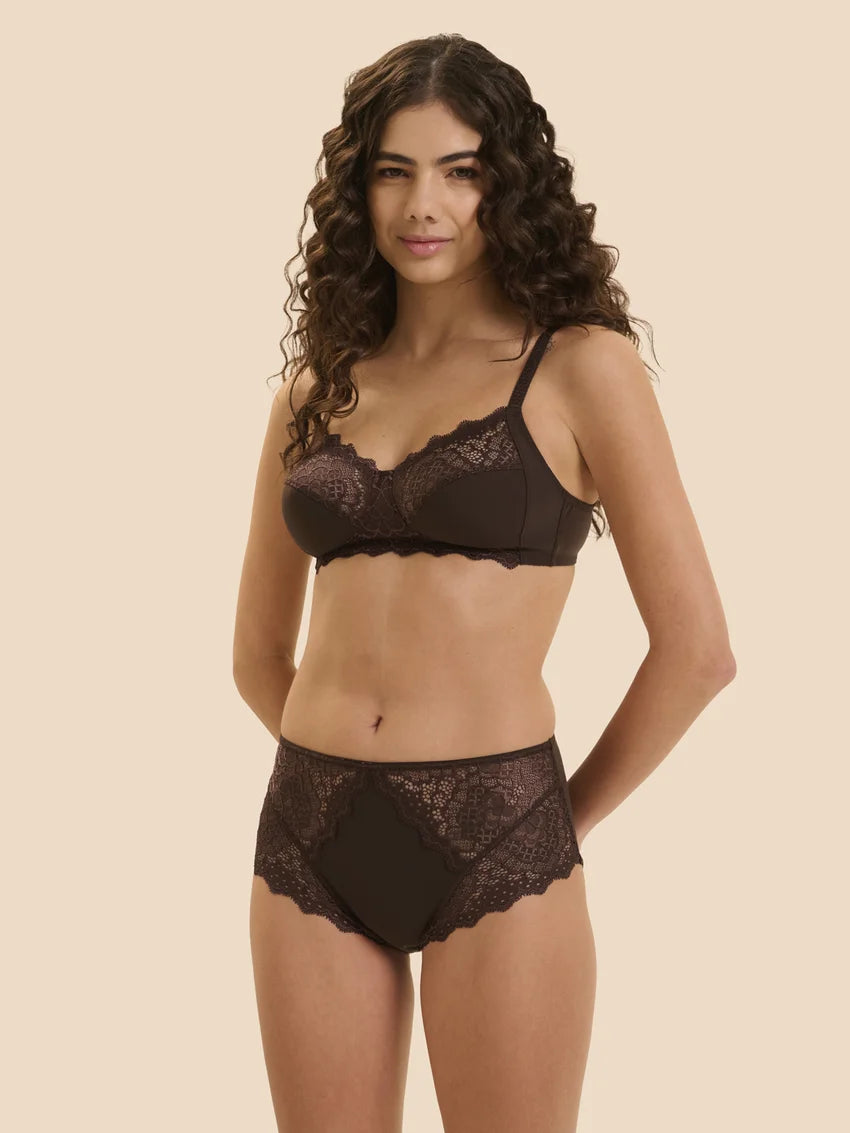 Simone Perele - Caresse High Waist Brief Panty Cocoa