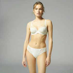 Simone Perele - Wish Sheer Plunge Bra Natural