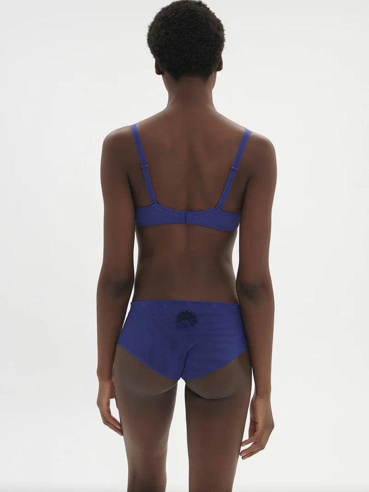 Simone Perele - Wish Sheer Plunge Bra Electric Blue
