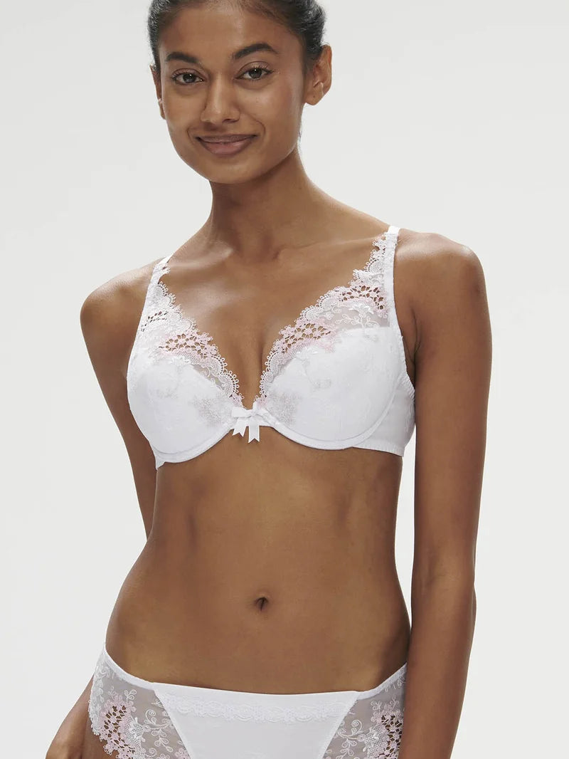 Simone Perele - Wish Triangle Push-Up Bra Cristal White