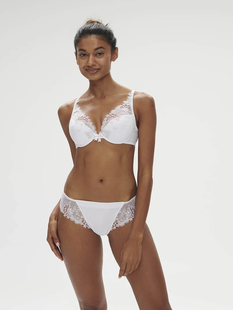 Simone Perele - Wish Triangle Push-Up Bra Cristal White