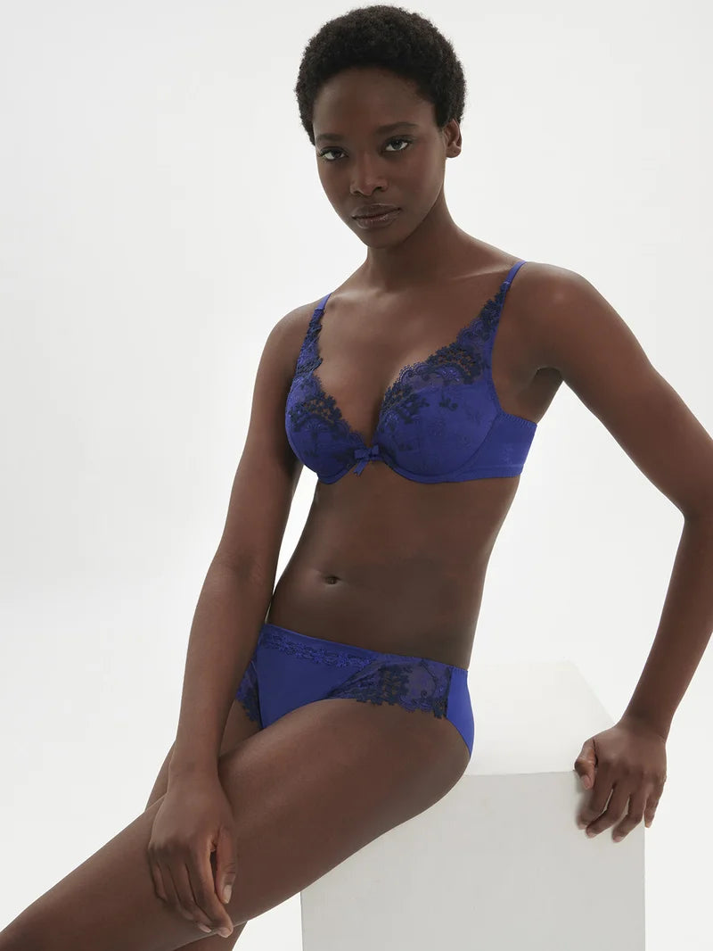 Simone Perele - Wish Triangle Push-Up Bra Electric Blue