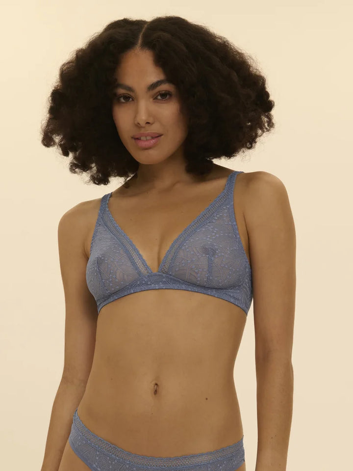 Simone Perele - Comete Soft Cup Bra Chambray Blue