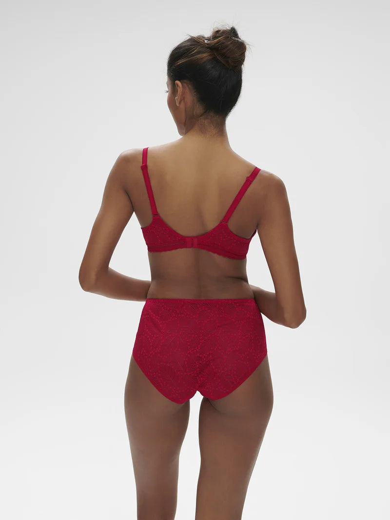 Simone Perele - Comete 3D Plunge Bra Ruby Pink