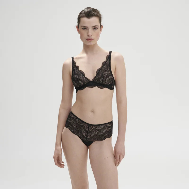 Simone Perele - Karma Triangle Non-Underwire Bra Black