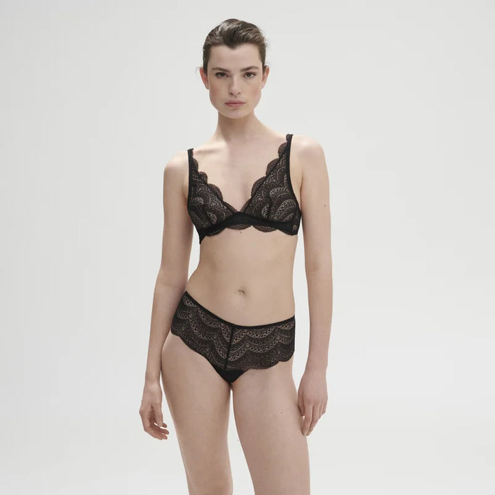Simone Perele - Karma Triangle Non-Underwire Bra Black