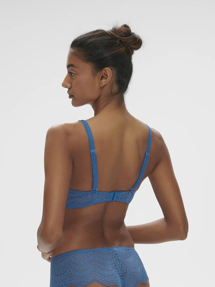 Simone Perele - Karma Triangle Non-Underwire Bra Myosotis Blue