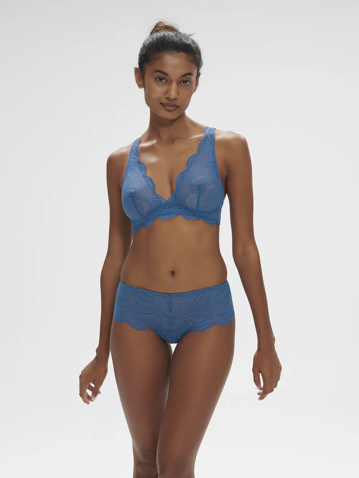 Simone Perele - Karma Triangle Non-Underwire Bra Myosotis Blue