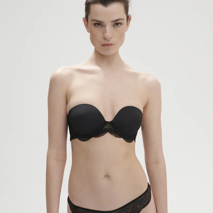 Simone Perele - Karma Strapless Plunge Bra Black