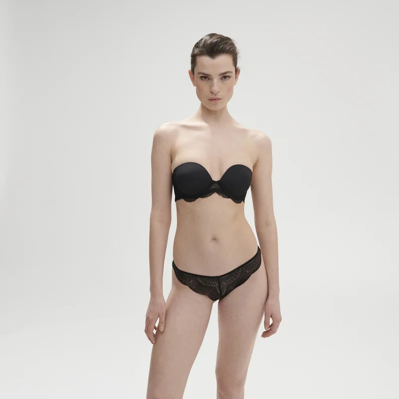 Simone Perele - Karma Strapless Plunge Bra Black