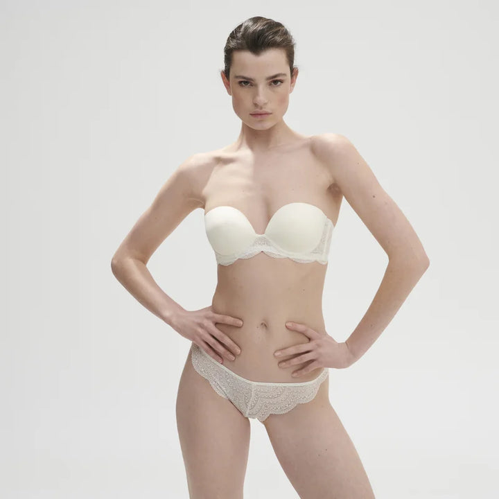 Simone Perele - Karma Strapless Plunge Bra Natural