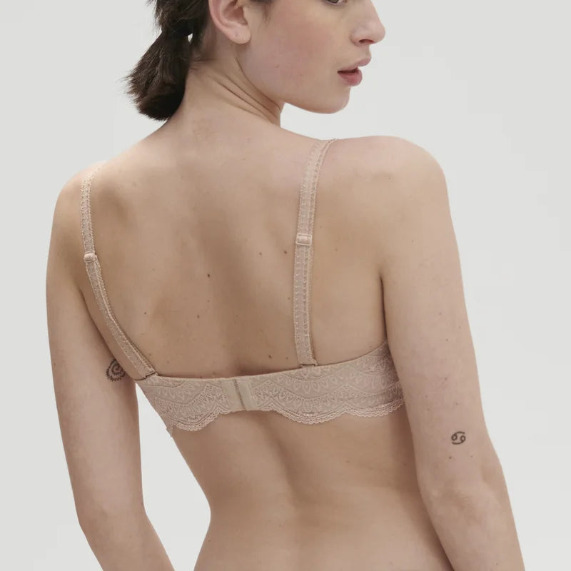 Simone Perele - Karma Strapless Plunge Bra Peau Rosée