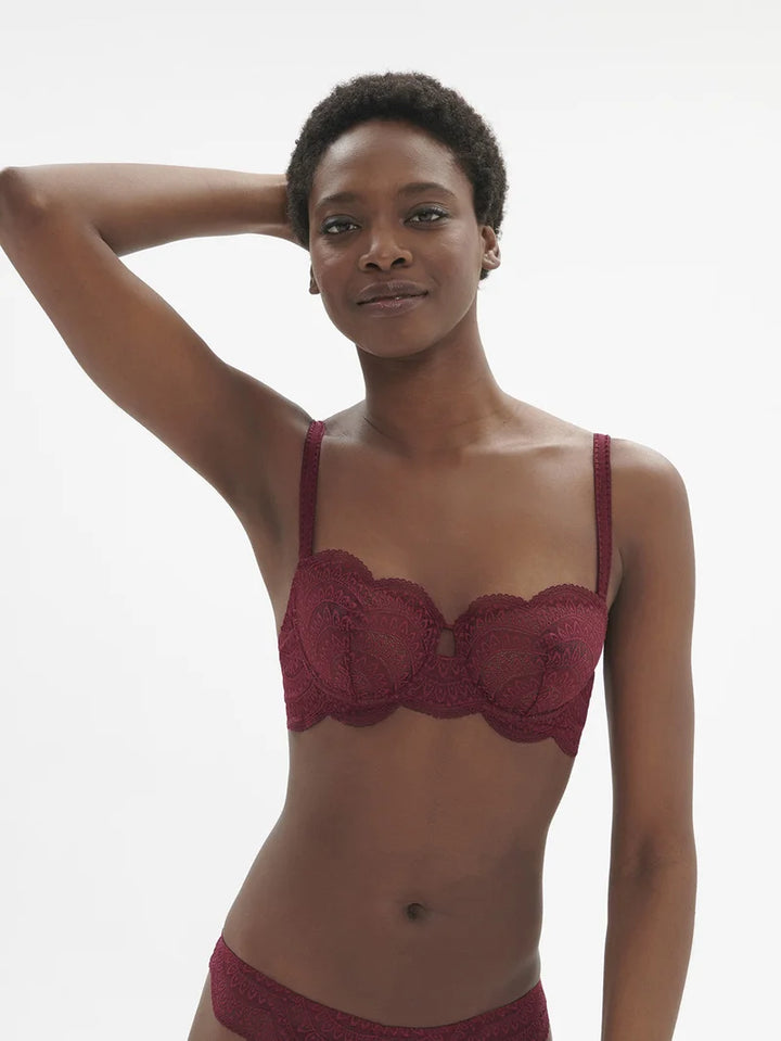 Simone Perele - Karma Demi Cup Bra Spinel Red