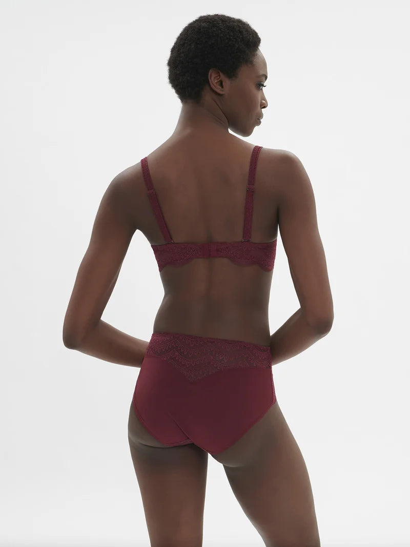 Simone Perele - Karma High Waist Brief Panty Spinel Red