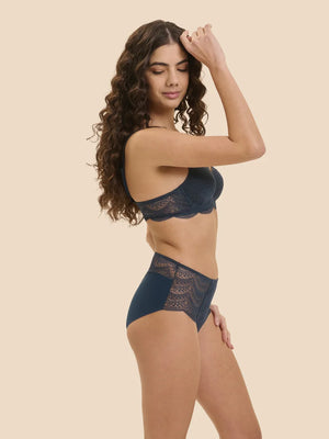 Simone Perele - Karma High Waist Brief Panty Prestige Blue