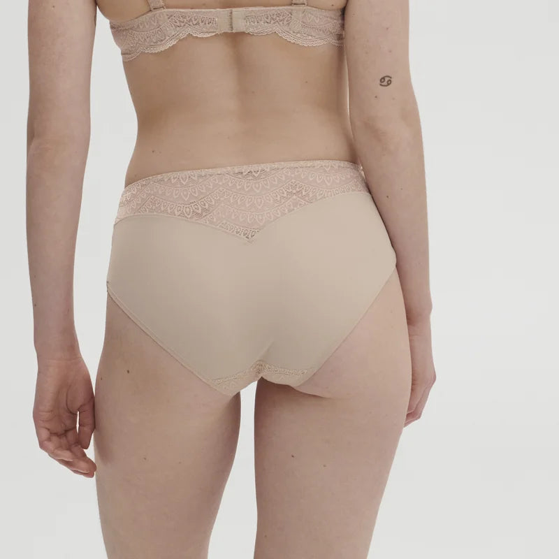 Simone Perele - Karma High Waist Brief Panty Peau Rosée