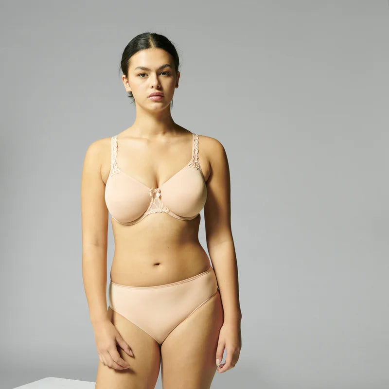Simone Perele - Andora High Waist Brief Panty Peau Rosée