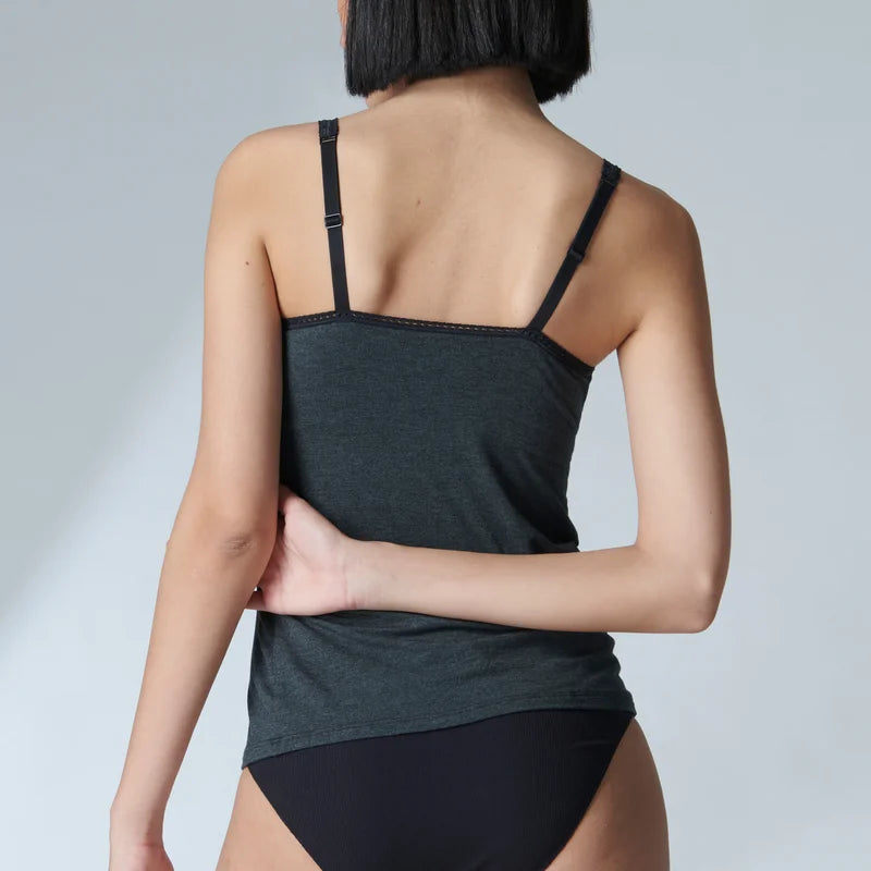 Simone Perele - Illusion Top Anthracite Grey