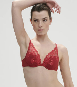 Simone Perele - Saga Triangle Push-Up Bra Lipstick