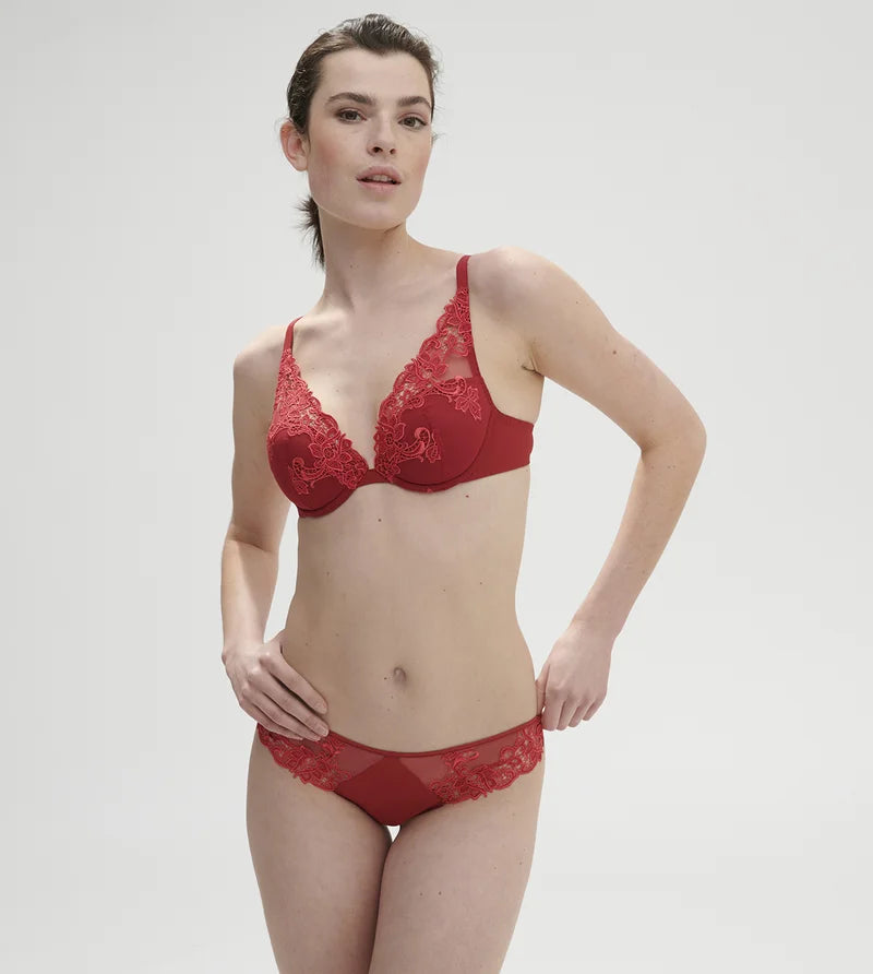 Simone Perele - Saga Triangle Push-Up Bra Lipstick