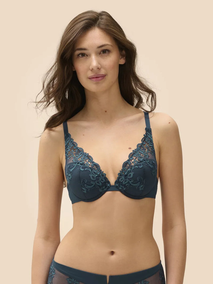Simone Perele - Saga Triangle Push-Up Bra Prestige Blue