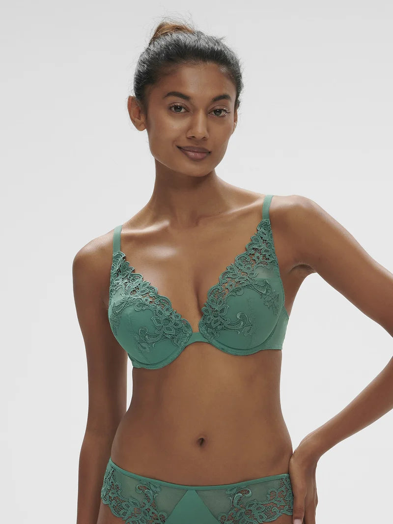 Simone Perele - Saga Triangle Push-Up Bra Garden Green