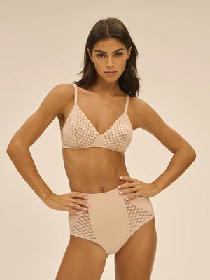 Simone Perele - Subtile Triangle Non-Underwire Bra Peau Rosée