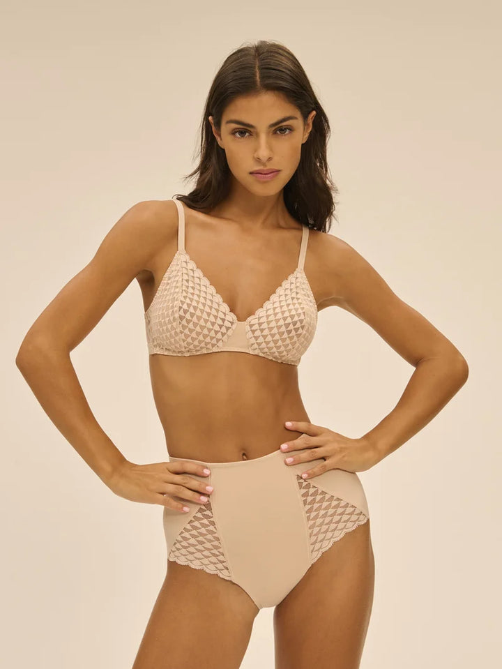 Simone Perele - Subtile Triangle Non-Underwire Bra Peau Rosée