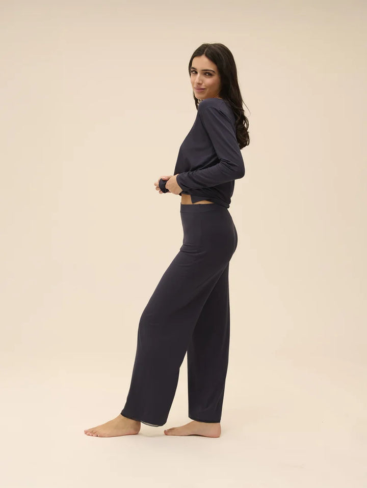 Simone Perele - Aurore Silk Trouser Pant Full Moon